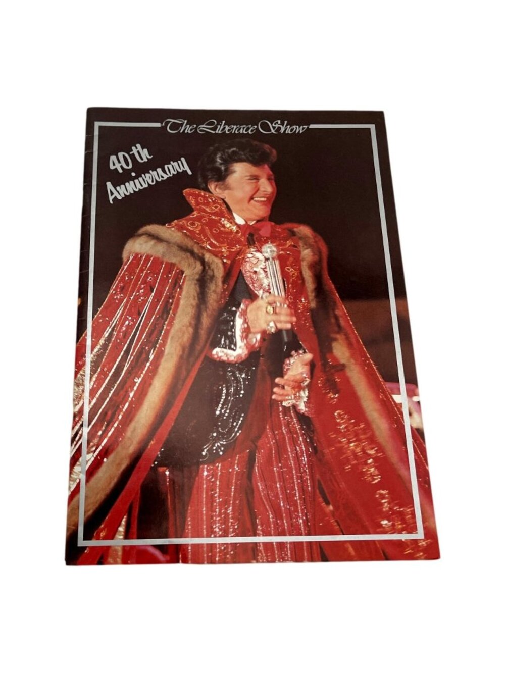 Liberace 40th Anniversary The Liberace Show Souvenir Program 1986